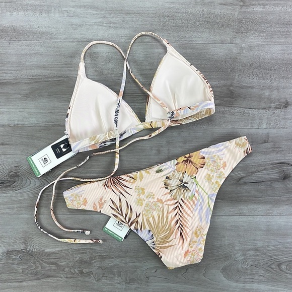 ☀️RIP CURL☀️ PARADISE CALLING X BACK PARADISE CALLING CHEEKY BIKINI SET - Picture 9 of 13